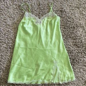 Victoria’s Secret satin with slip nightgown